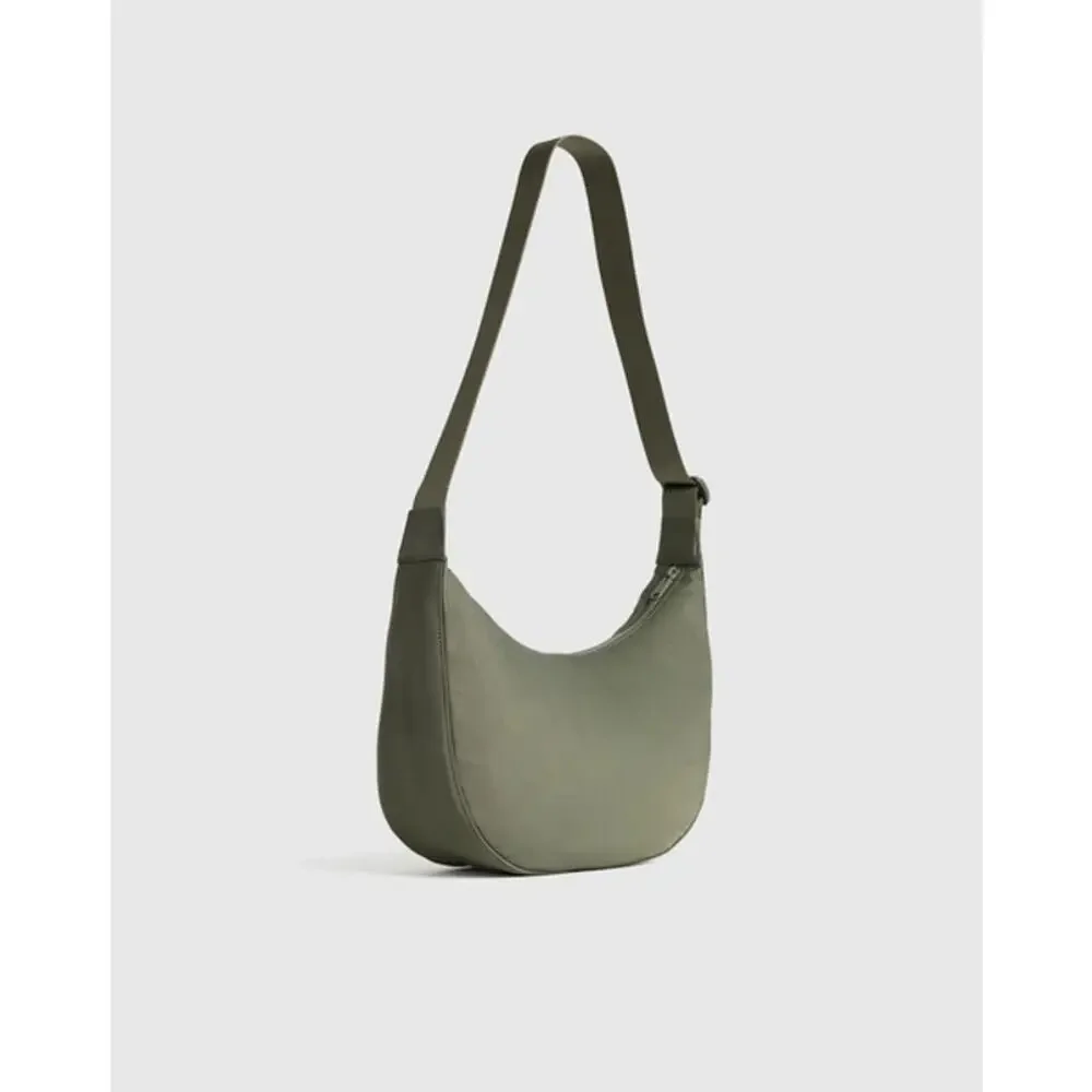 Quince Revive Nylon Shoulder Bag Green New - Picture 1 of 5
